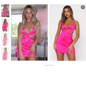 Let’s Run Away mini hot pink dress White Fox Boutique - SOLD OUT